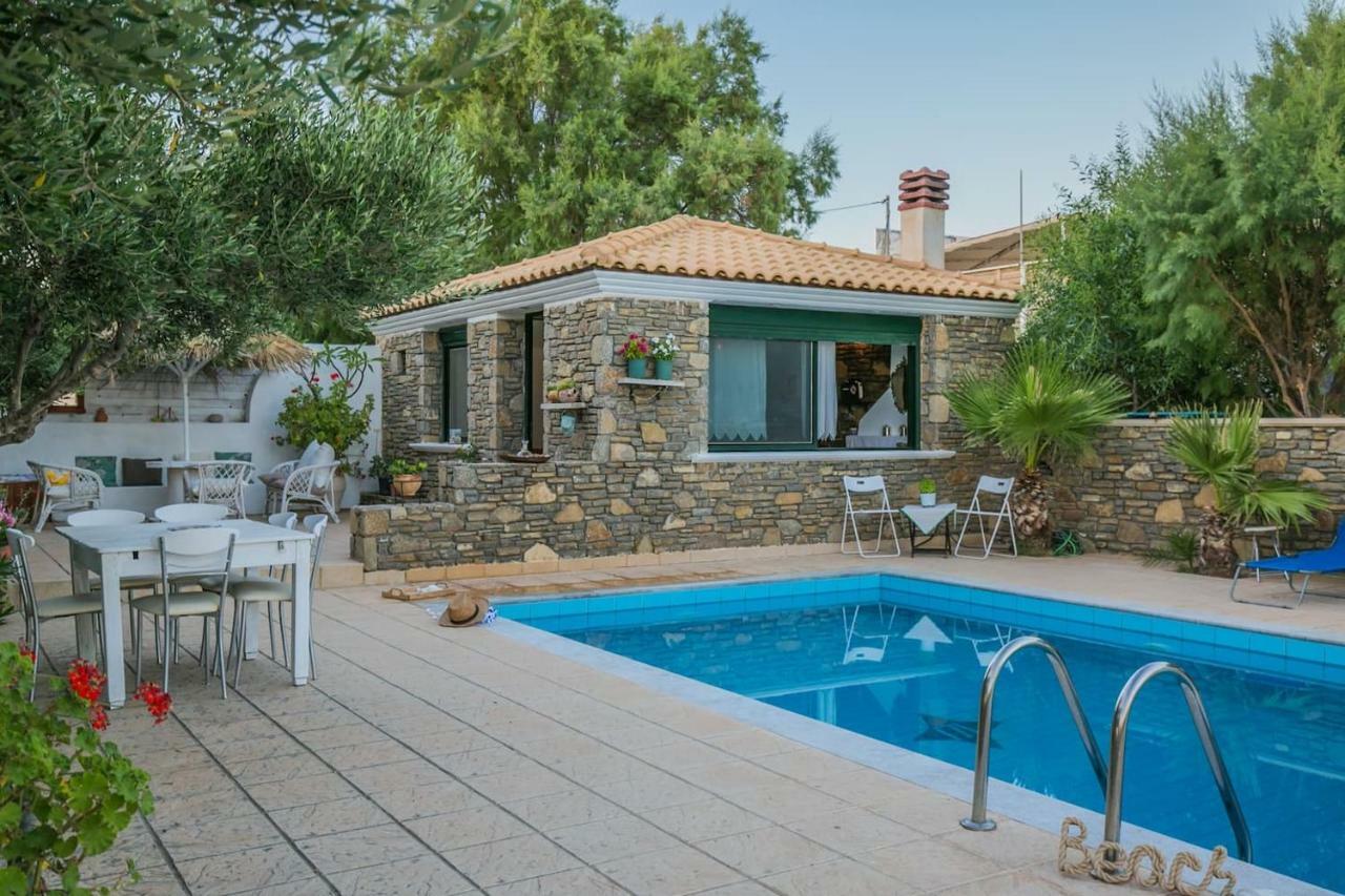 Traditional Stone - Private Swimming Pool * Ierápetra